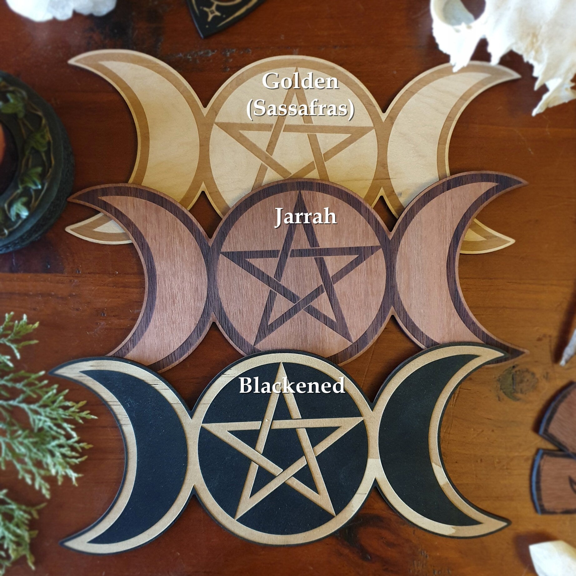Moon Phase Wheel of the Year // Pagan Witch Calendar Board // Magickal Calendar