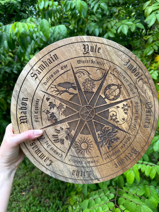 Wheel of the Year 12 inches Table or plate