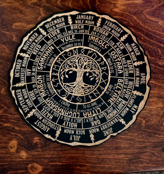 Celtic Tree of Life Calendar (9 inches round)